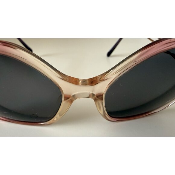 Coach HC8315 Sunglasses Frames 57-19-140 Rose Gold/Transparent Violet Geometric main image 8